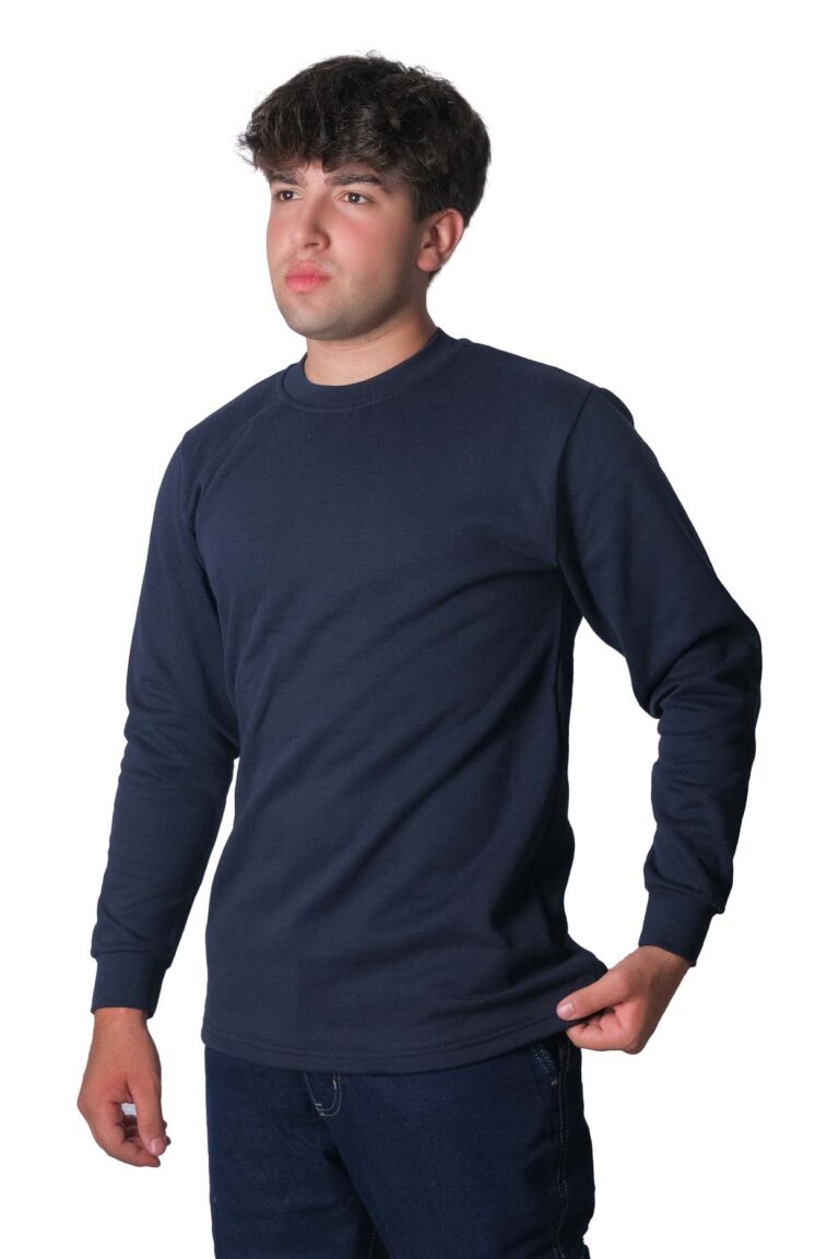 Sıfır Yaka İki İplik Sweatshirt Sifir-Yaka-Sweartshirt-Lacivert-7